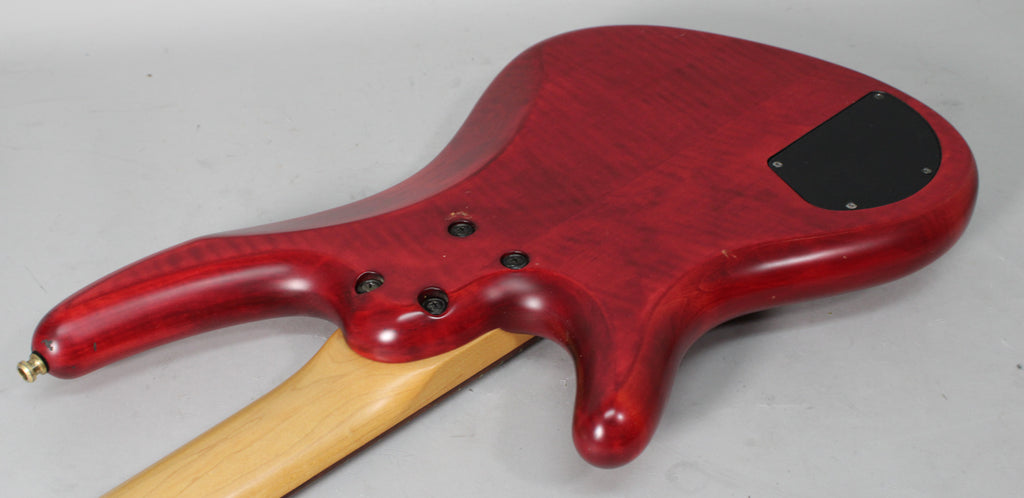 1995 Ibanez SR-600 Trans Red MIJ Electric Bass w/ Gig Bag
