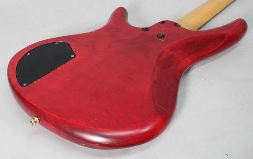 1995 Ibanez SR-600 Trans Red MIJ Electric Bass w/ Gig Bag