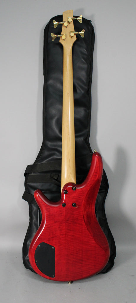 1995 Ibanez SR-600 Trans Red MIJ Electric Bass w/ Gig Bag