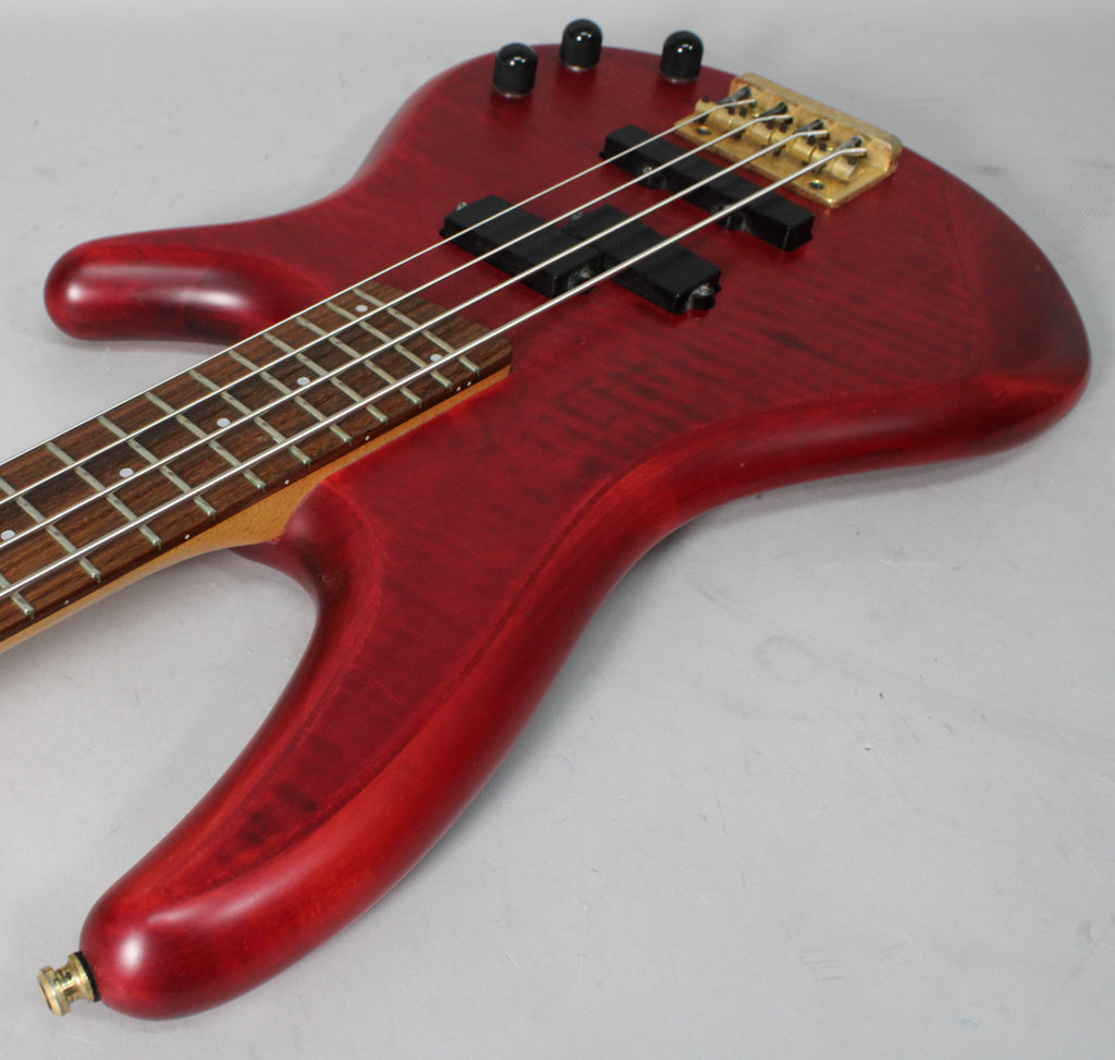 1995 Ibanez SR-600 Trans Red MIJ Electric Bass w/ Gig Bag
