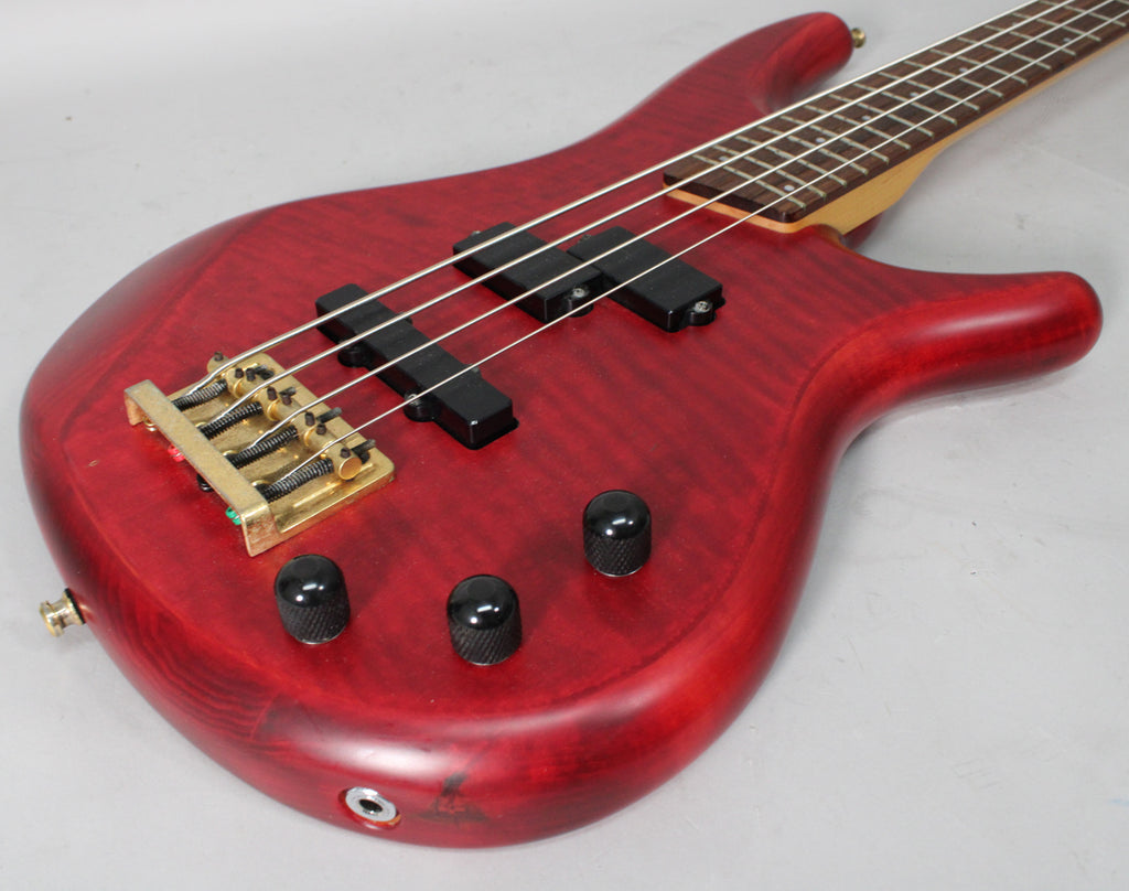 1995 Ibanez SR-600 Trans Red MIJ Electric Bass w/ Gig Bag