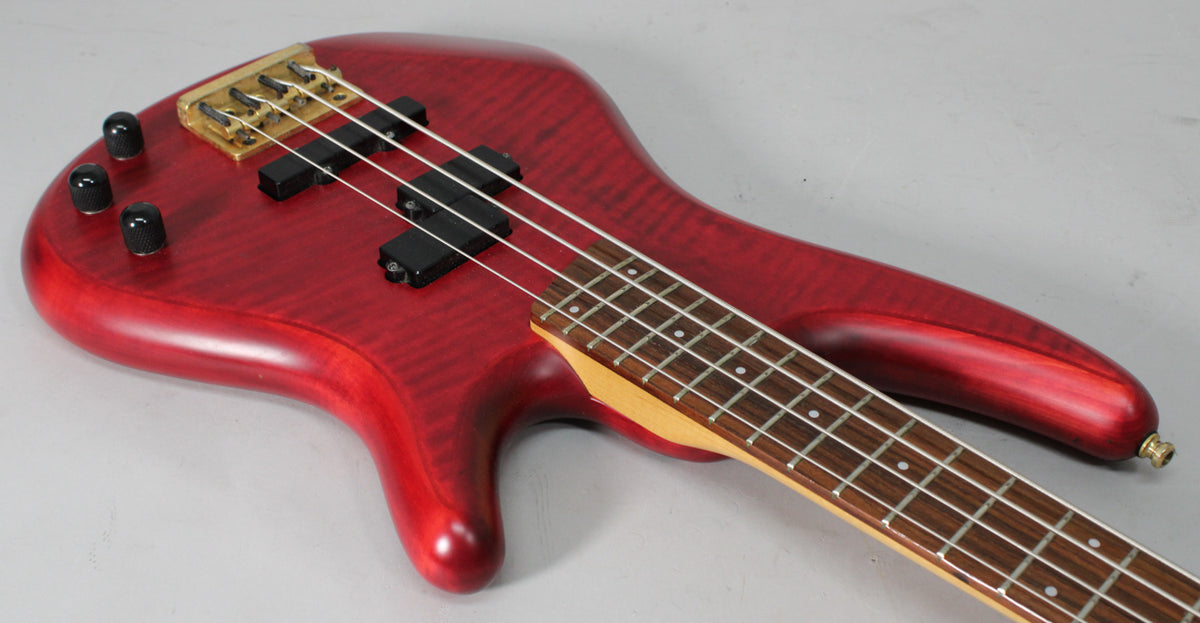 1995 Ibanez SR-600 Trans Red MIJ Electric Bass w/ Gig Bag