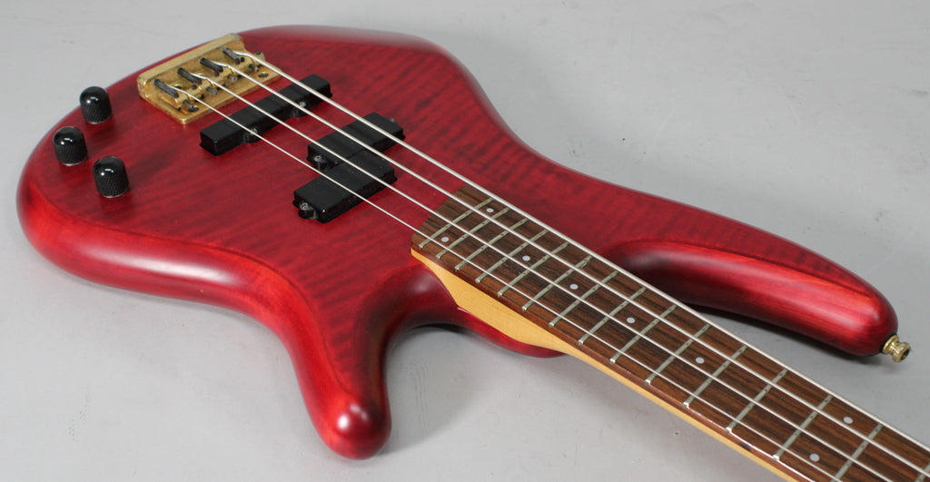 1995 Ibanez SR-600 Trans Red MIJ Electric Bass w/ Gig Bag