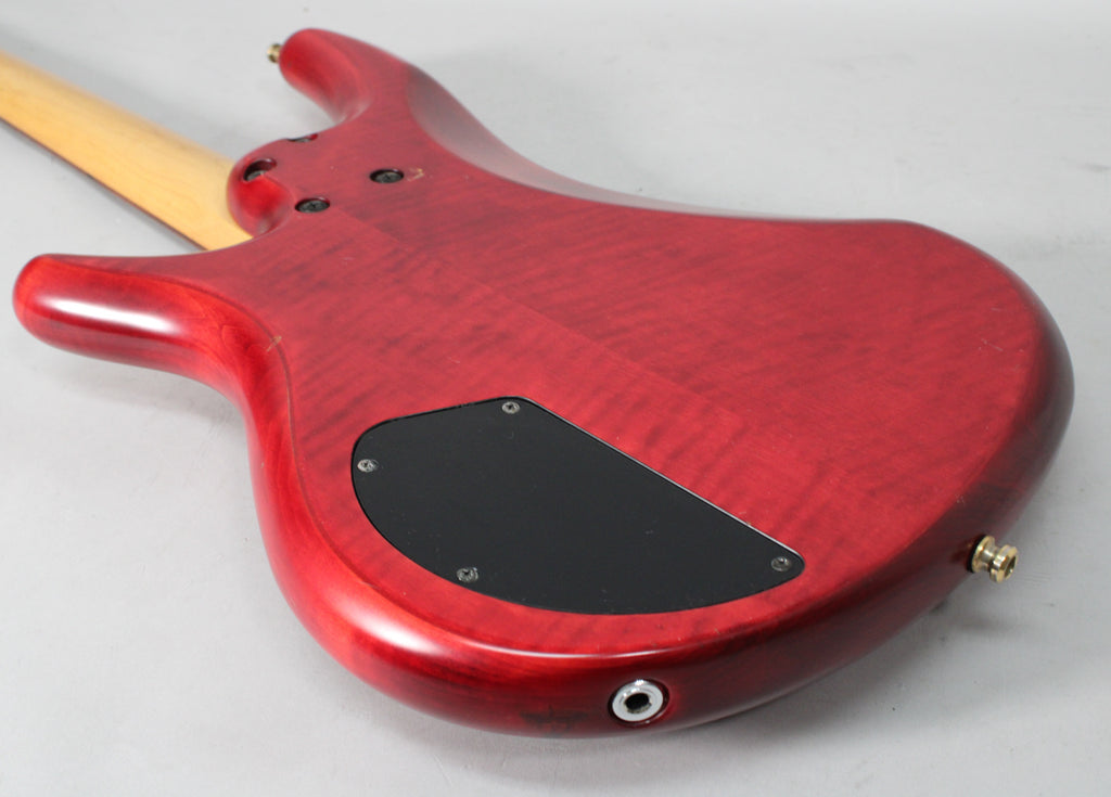 1995 Ibanez SR-600 Trans Red MIJ Electric Bass w/ Gig Bag