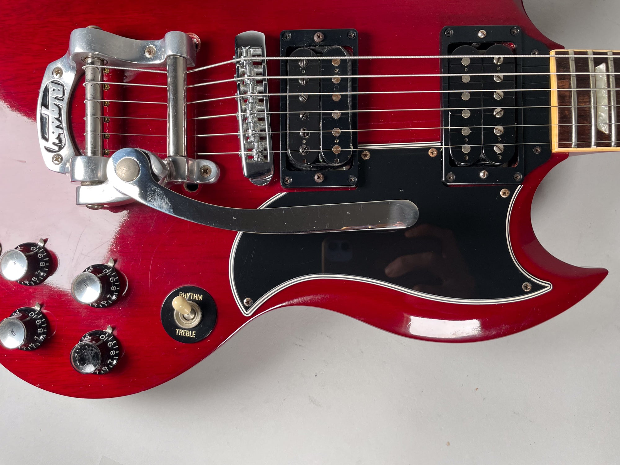 Gibson SG '61 1996年製 Bigsby&ハードケース付き 1996 Gibson '61 SG Reissue Cherry Finish Added Bigsby w/OHSC