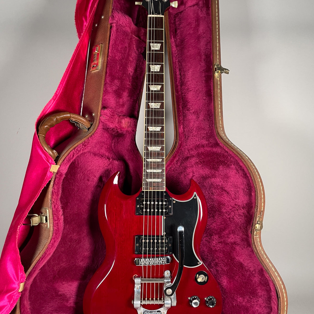 1996 Gibson '61 SG Reissue Cherry Finish Added Bigsby w/OHSC