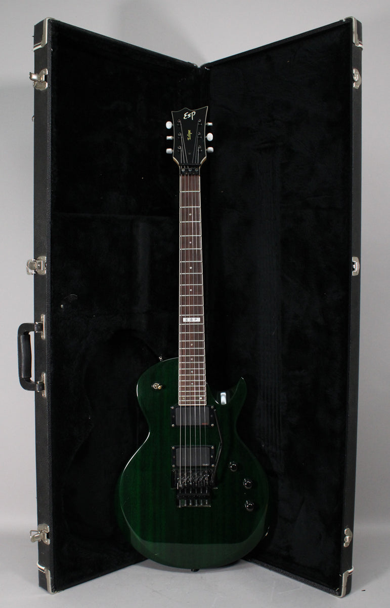 1997 ESP Eclipse Custom Floyd Rose EMGs Green w/OHSC – Imperial
