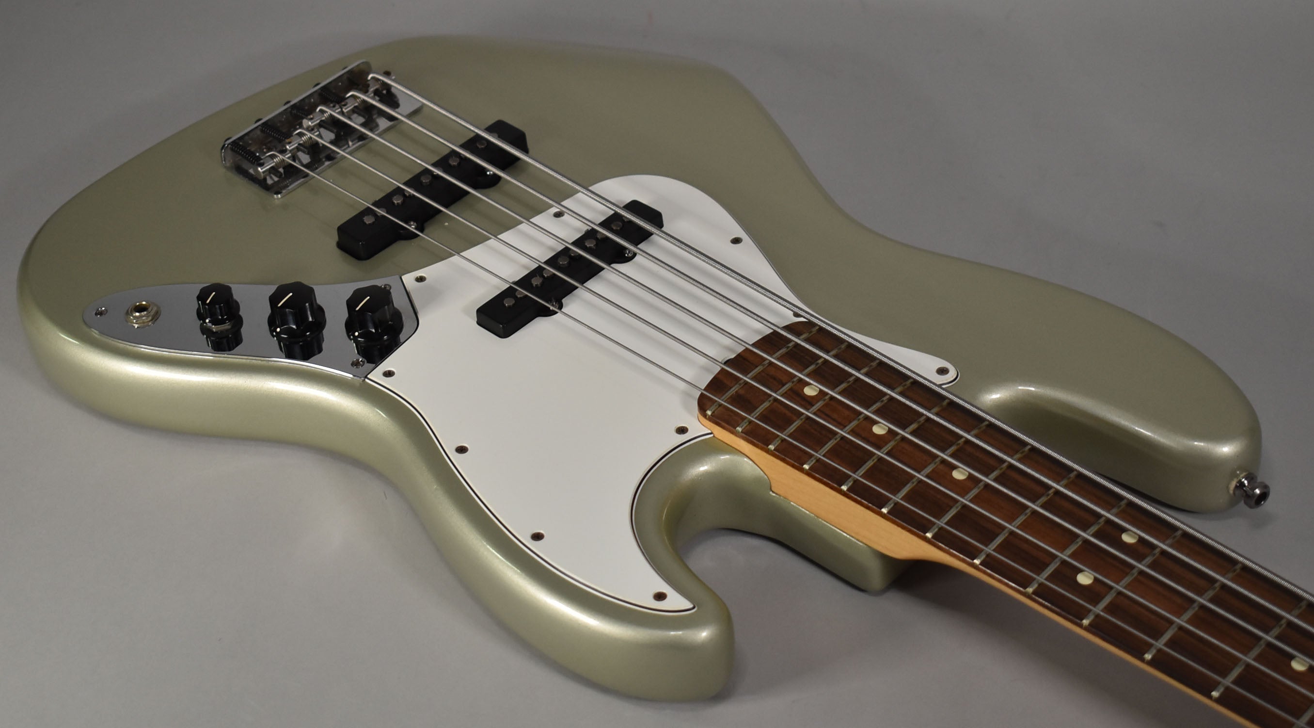 1997 Fender American Standard Jazz Bass V | Inca Silver Finish W
