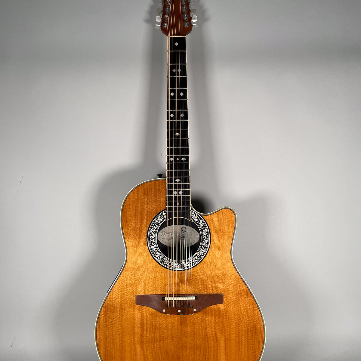 1997 Ovation Model 1866 Legend 12-String Acoustic w/Gig Bag