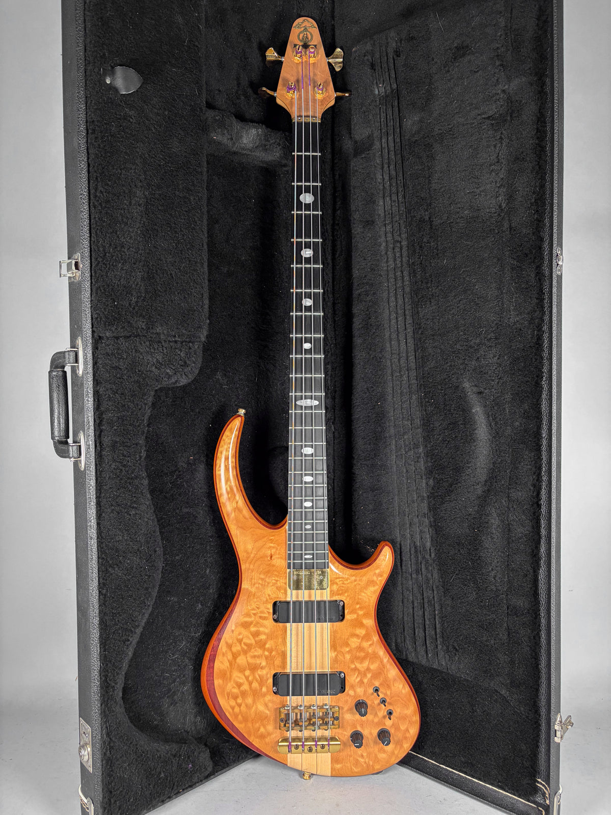 1998 Alembic Rogue Bass Guitar Natural Finish w/OHSC