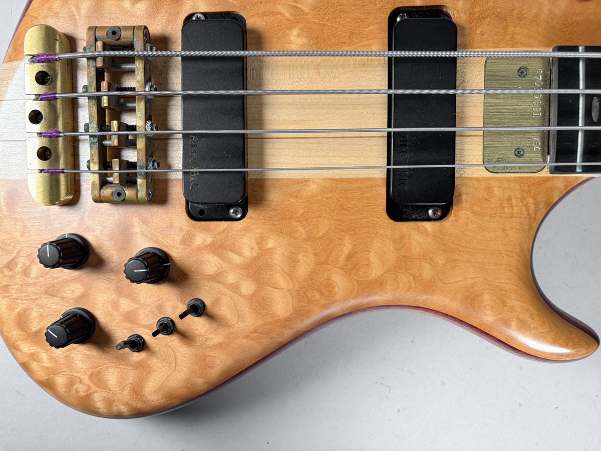 1998 Alembic Rogue Bass Guitar Natural Finish w/OHSC