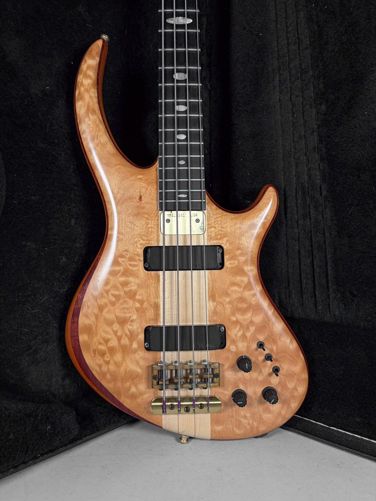 1998 Alembic Rogue Bass Guitar Natural Finish w/OHSC