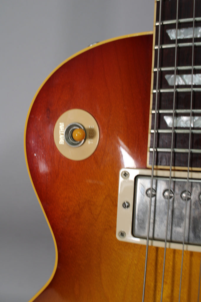 1999 Gibson 40th Anniversary 1959 Reissue Les Paul R9 Plain Top Washed Cherry Sunburst w/OHSC