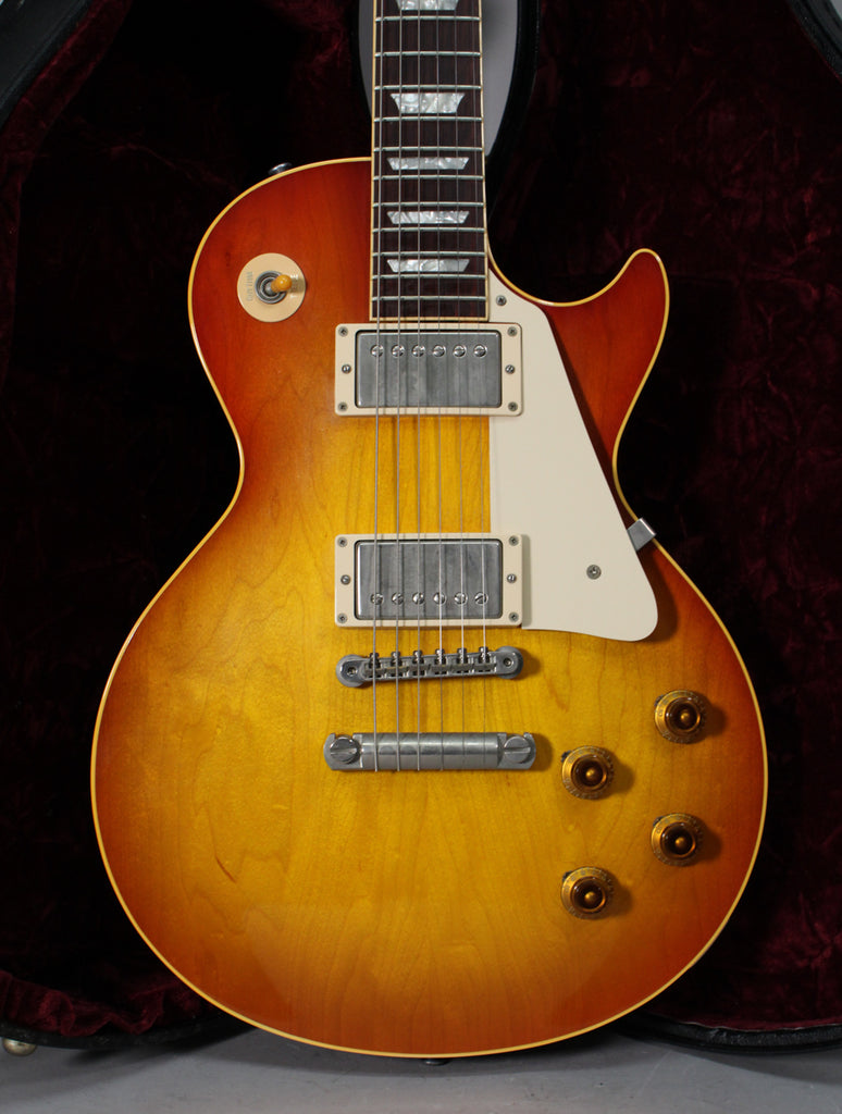 1999 Gibson 40th Anniversary 1959 Reissue Les Paul R9 Plain Top Washed Cherry Sunburst w/OHSC