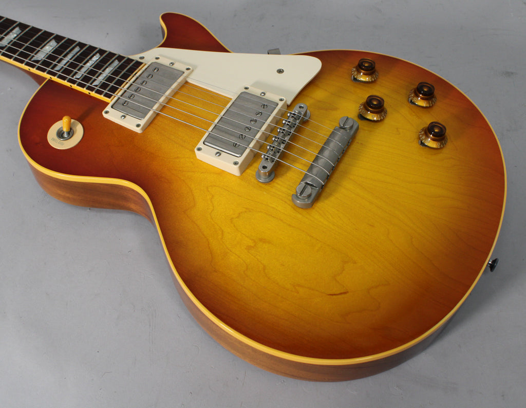 1999 Gibson 40th Anniversary 1959 Reissue Les Paul R9 Plain Top Washed Cherry Sunburst w/OHSC