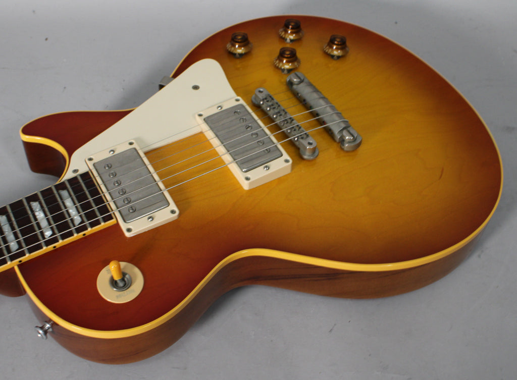 1999 Gibson 40th Anniversary 1959 Reissue Les Paul R9 Plain Top Washed Cherry Sunburst w/OHSC