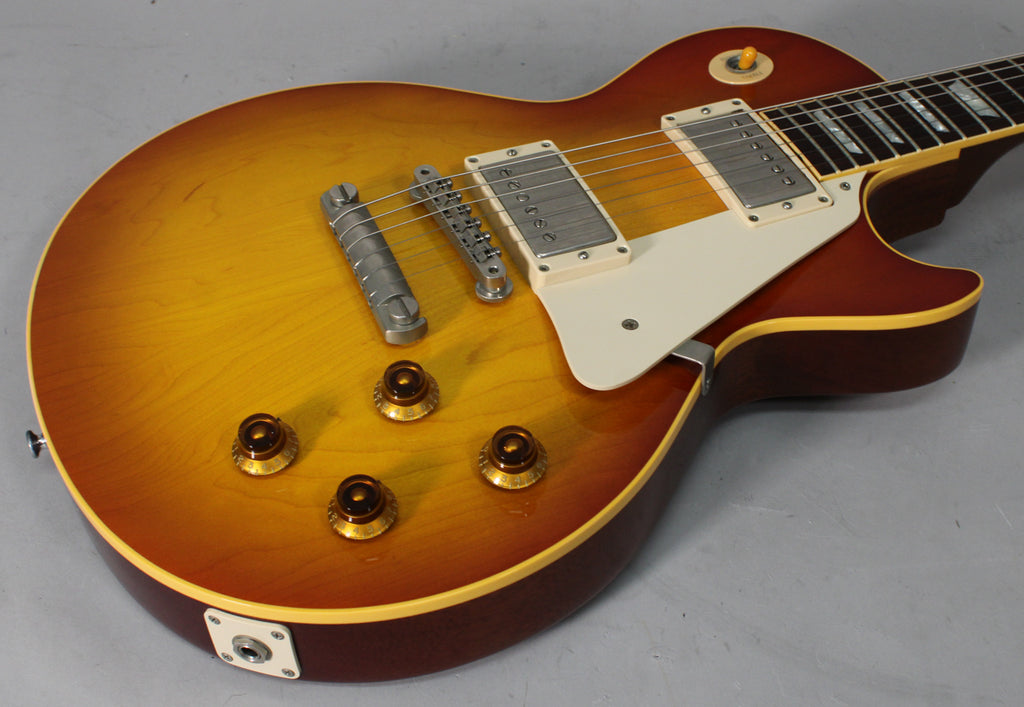 1999 Gibson 40th Anniversary 1959 Reissue Les Paul R9 Plain Top Washed Cherry Sunburst w/OHSC