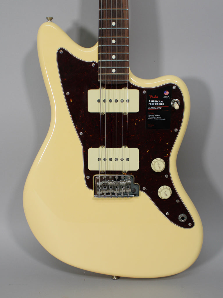 2022 Fender American Performer Jazzmaster In Vintage White Finish
