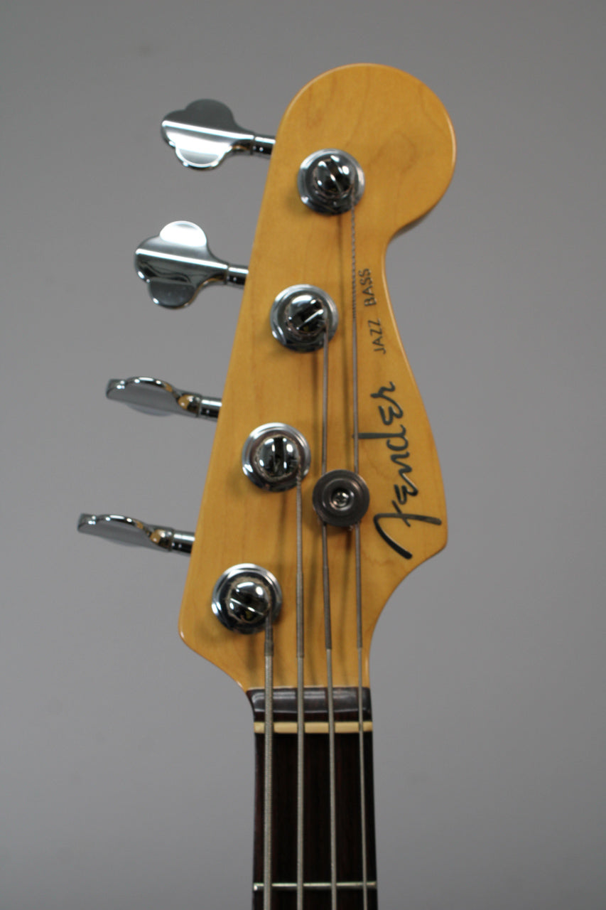 2000 Fender Deluxe Jazz Bass Crimson Red Transparent w/HSC