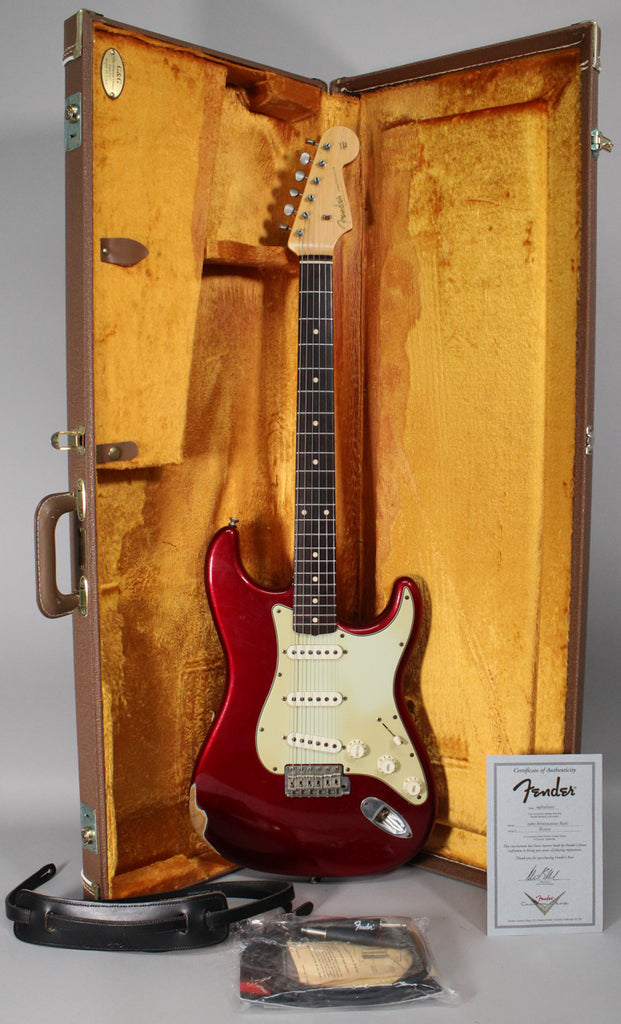 2002-Fender-Custom-Shop-1960-Stratocaster-Relic-Candy-Apple-Red-1