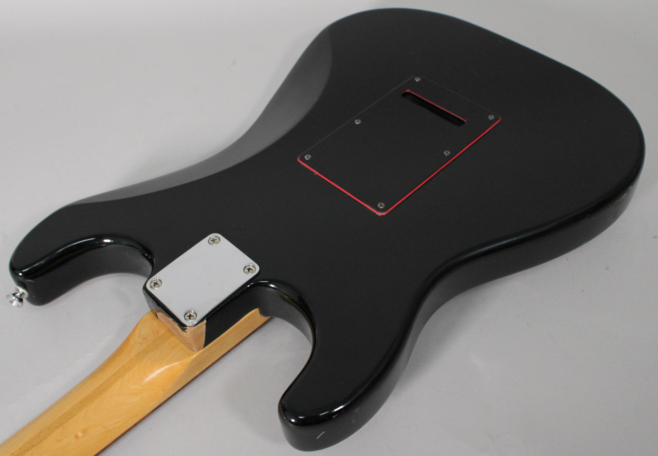 2002 Fender Standard Stratocaster Made In Mexico Black Finish