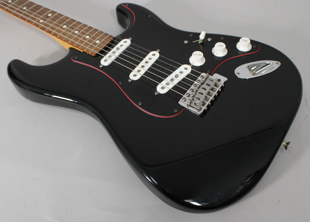 2002 Fender Standard Stratocaster Made In Mexico Black Finish