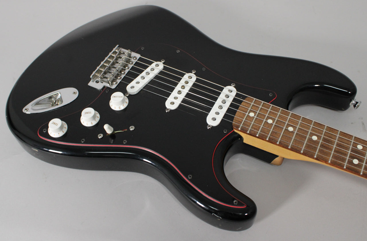 2002 Fender Standard Stratocaster Made In Mexico Black Finish