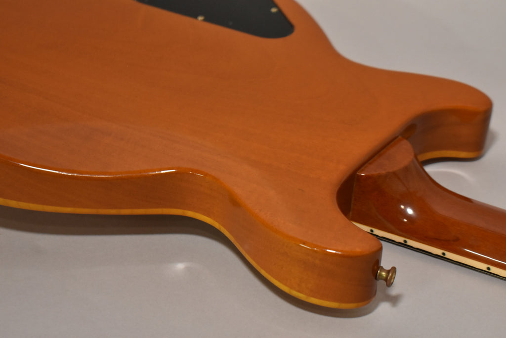 2002 Gibson USA Les Paul Standard DC Double Cut Trans Amber w/OHSC