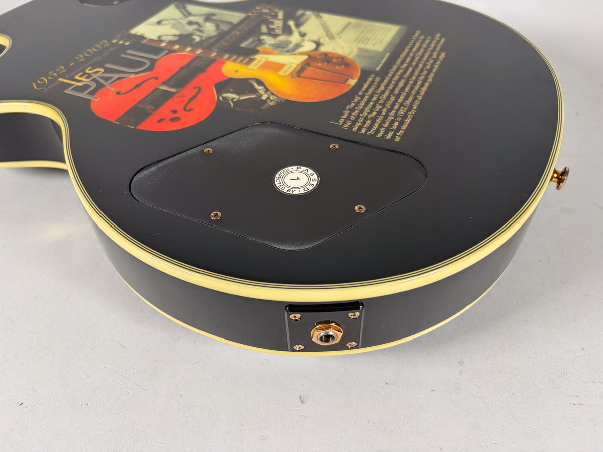 2002 Epiphone Les Paul Custom 50th Anniversary Black Beauty w/OHSC