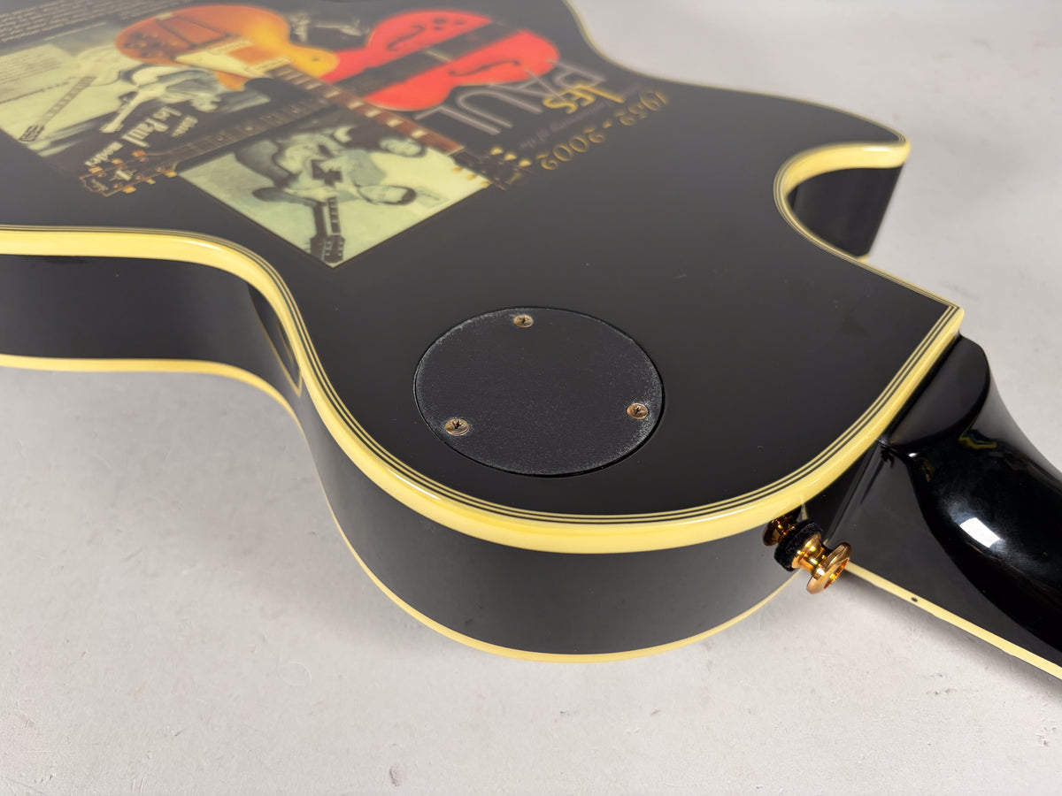 2002 Epiphone Les Paul Custom 50th Anniversary Black Beauty w/OHSC