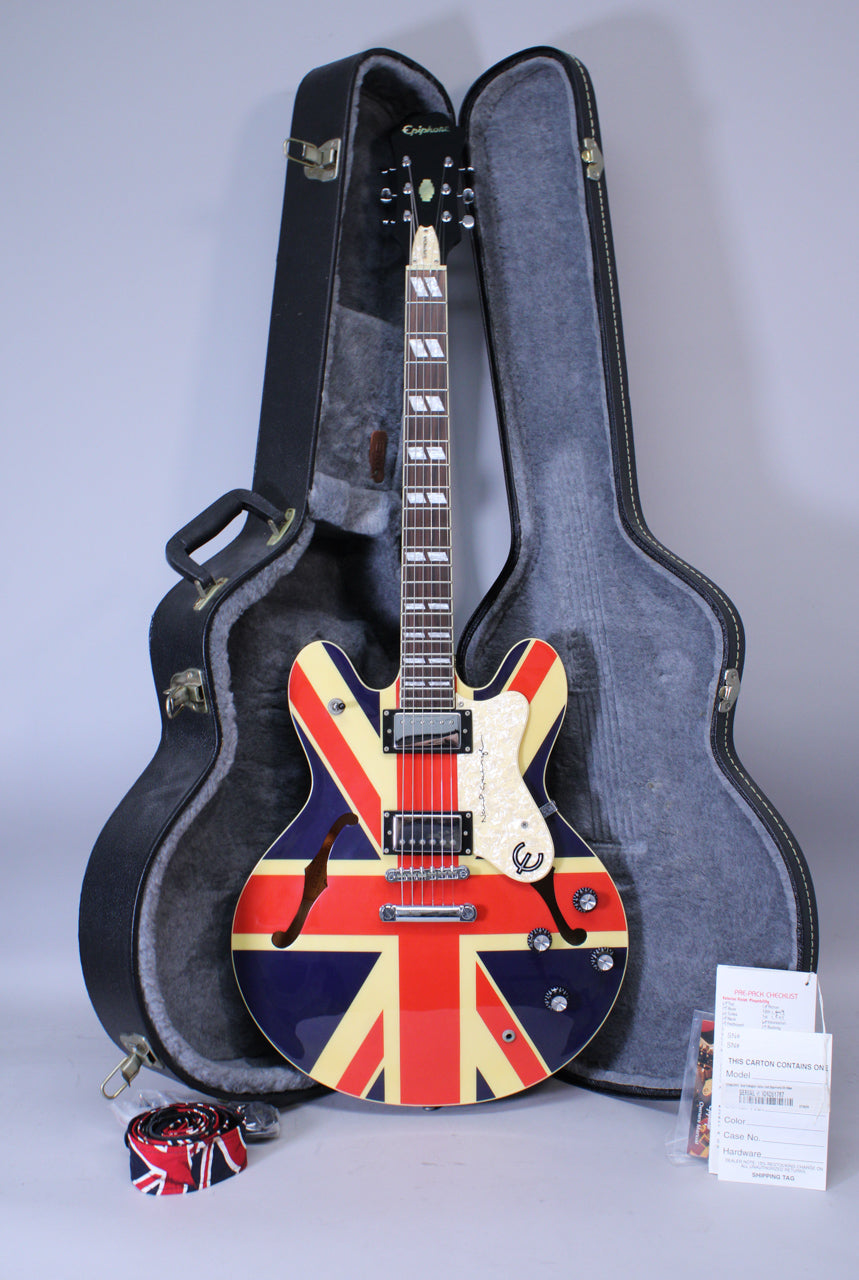 2004 Epiphone Noel Gallagher Supernova Union Jack w/OHSC