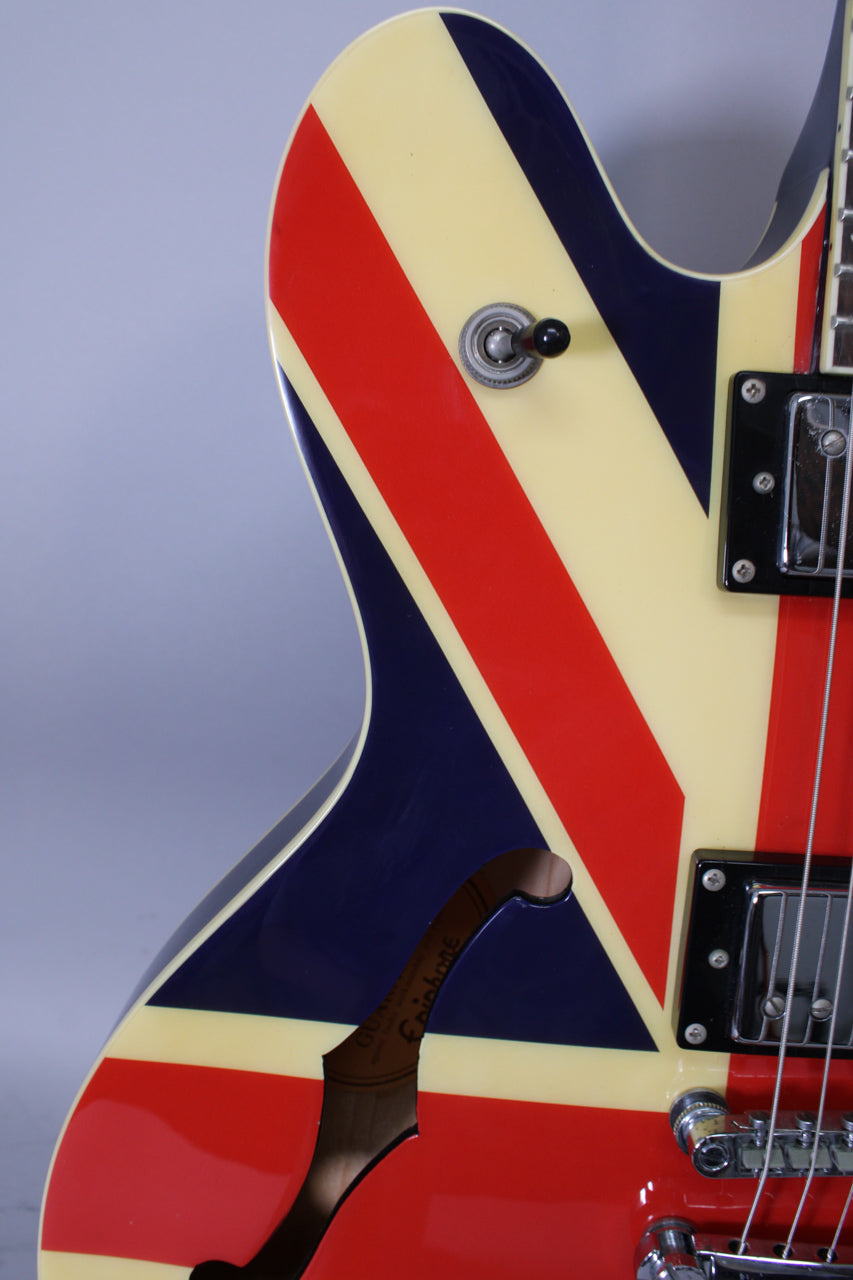 2004 Epiphone Noel Gallagher Supernova Union Jack w/OHSC
