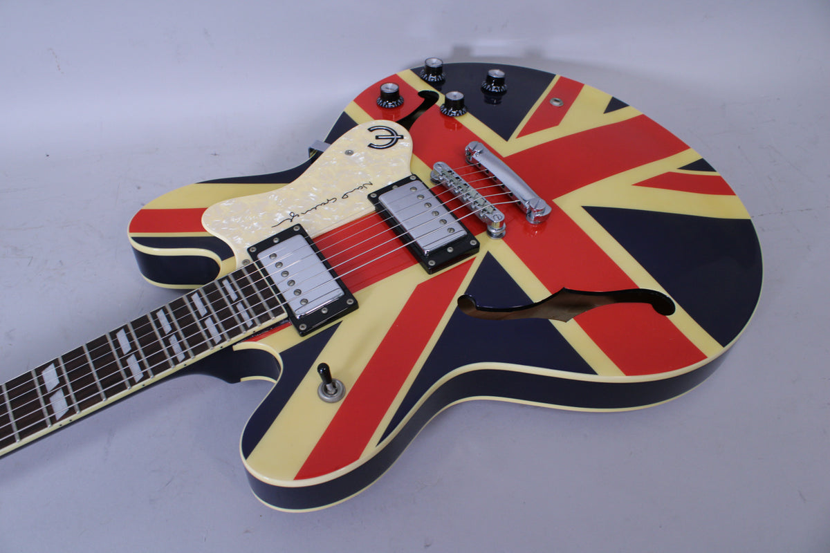 2004 Epiphone Noel Gallagher Supernova Union Jack w/OHSC