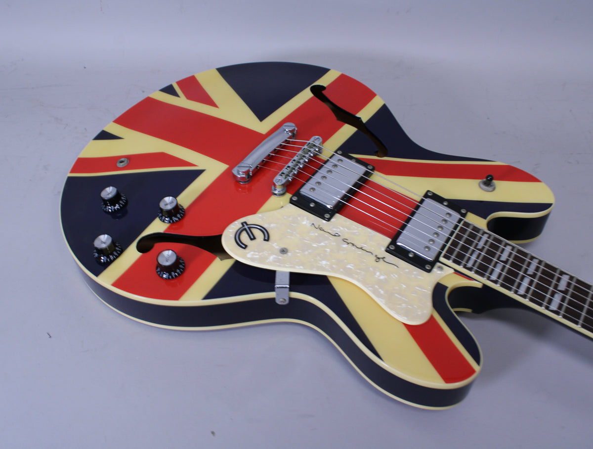 2004 Epiphone Noel Gallagher Supernova Union Jack w/OHSC
