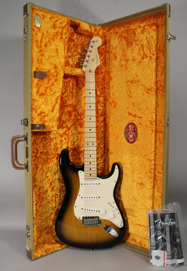 2005-Fender-50th-Anniversary-American-Stratocaster-Sunburst-1