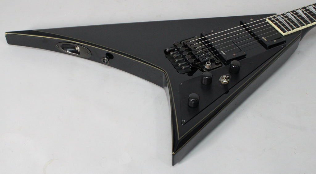 2005 Jackson RR1 USA Randy Rhoads V Black/Gold Pinstripe w/OHSC