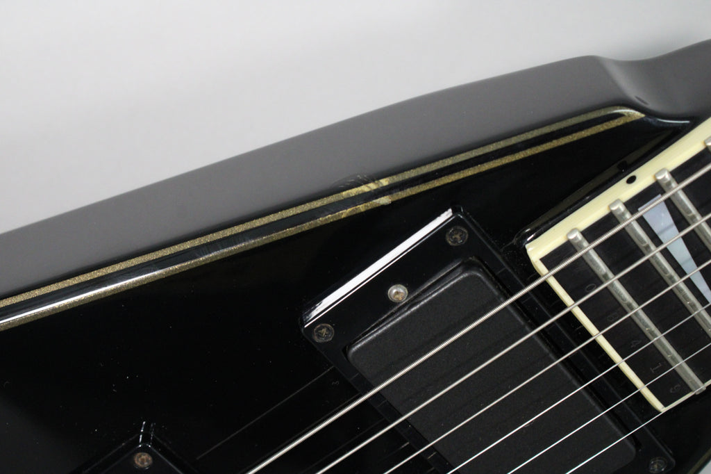 2005 Jackson RR1 USA Randy Rhoads V Black/Gold Pinstripe w/OHSC