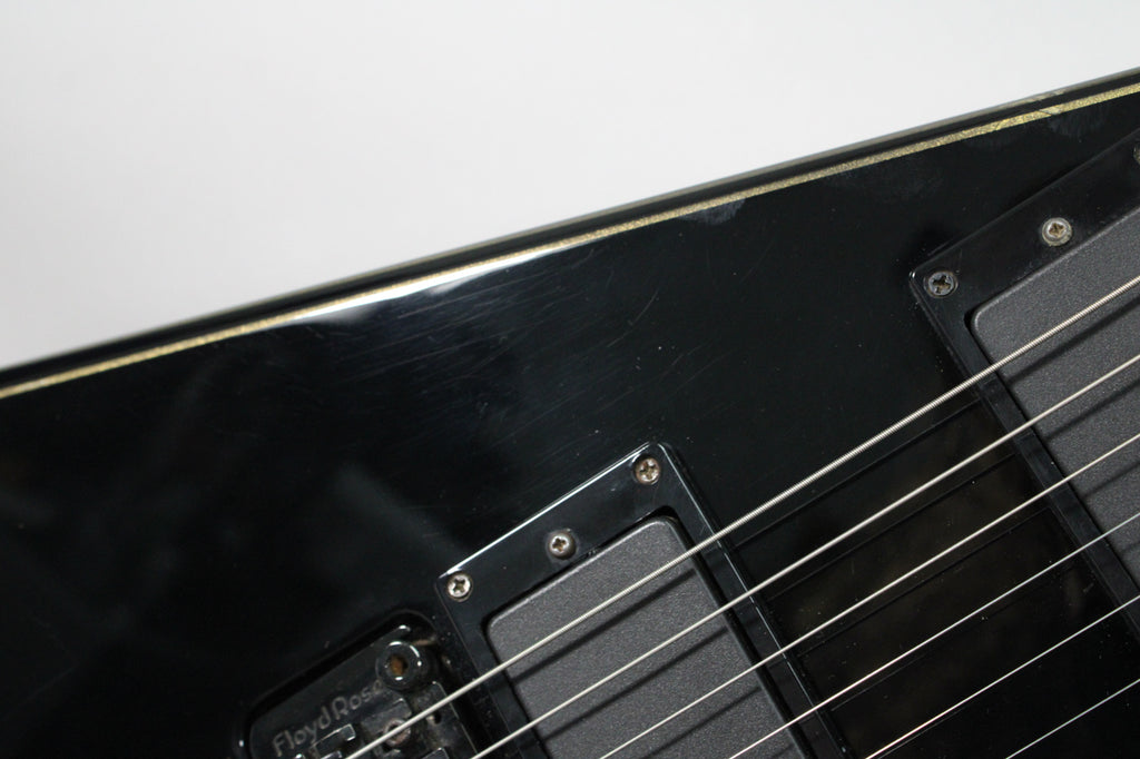 2005 Jackson RR1 USA Randy Rhoads V Black/Gold Pinstripe w/OHSC