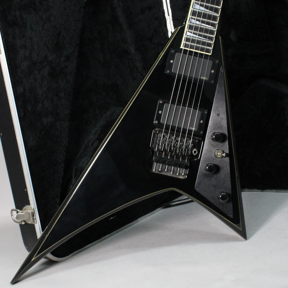 2005 Jackson RR1 USA Randy Rhoads V Black/Gold Pinstripe w/OHSC