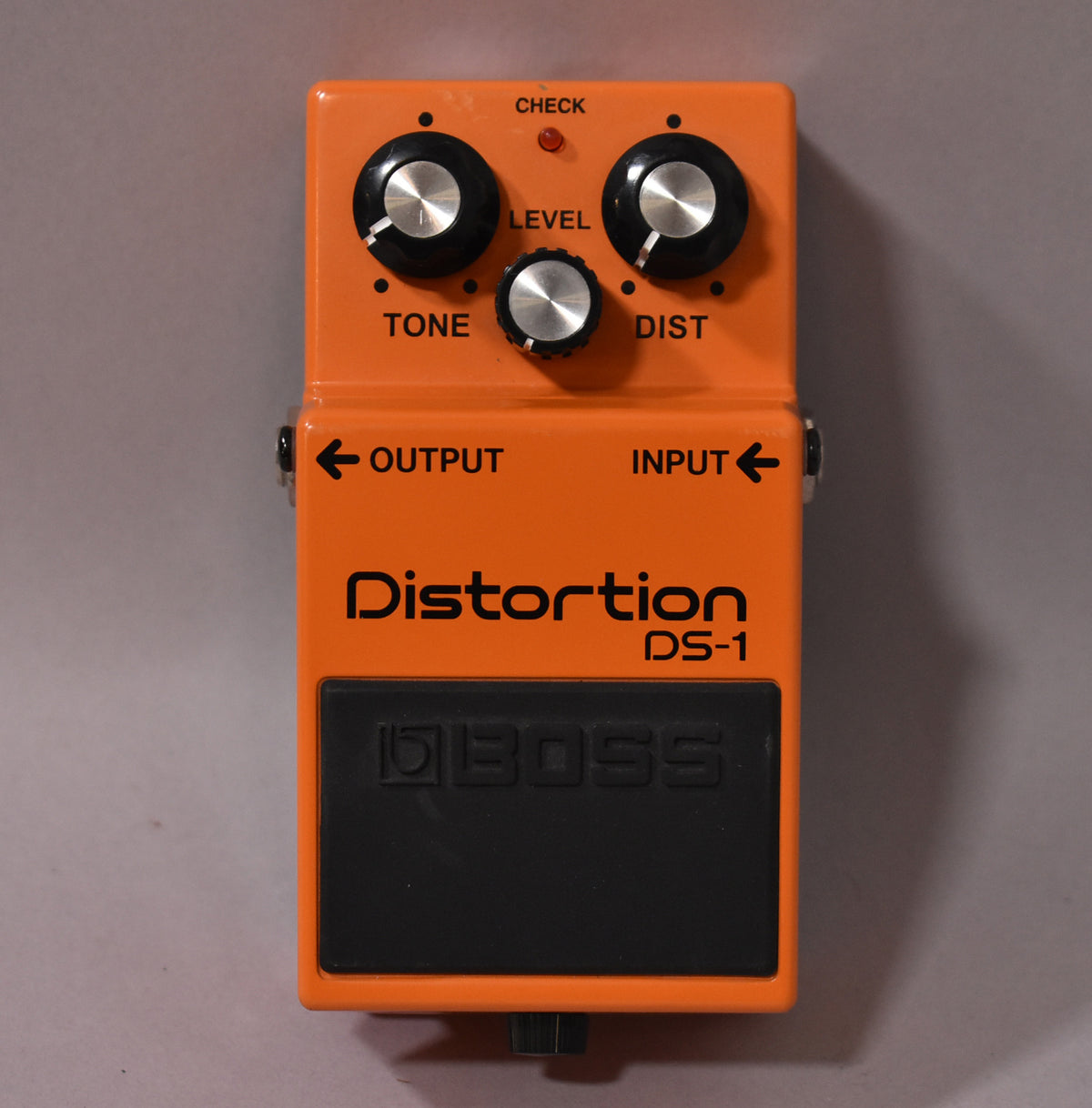2005 Boss DS-1 Distortion Pedal Orange MIT Taiwan Silver Label