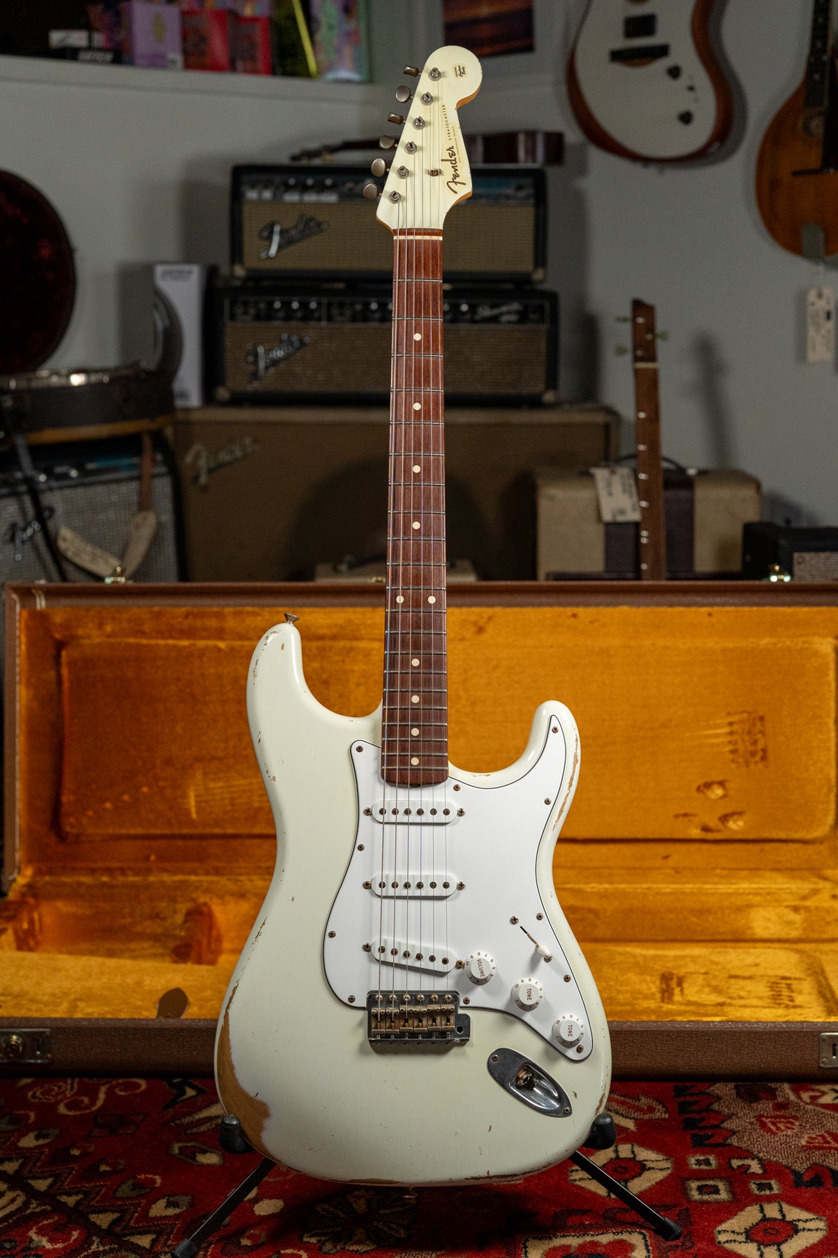 2006 Fender Custom Shop '60 Stratocaster Relic Olympic White w
