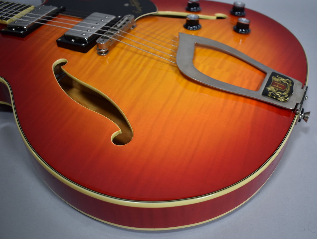 2006 Hagstrom Viking Deluxe Cherry Sunburst w/OHSC