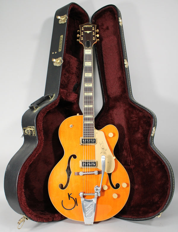 2007-Gretsch-G6120DSW-CHET-ATKINS-HOLLOW-BODY-Orange-1