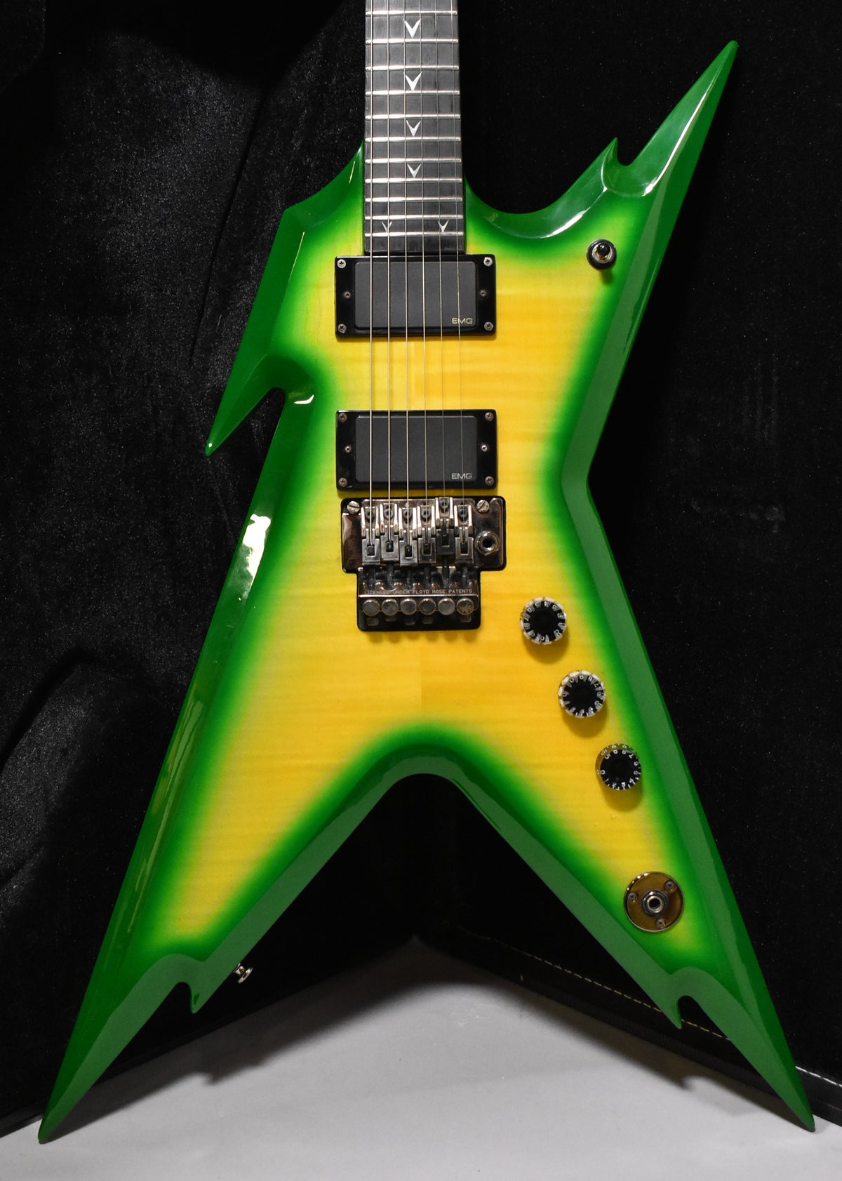 2007 Dean Dimebag Razorback 255 Dime Slime w/OHSC