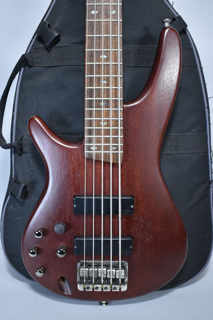 2007 Ibanez Soundgear SR505L Lefty Bass Brown Mahogany w/Gig Bag