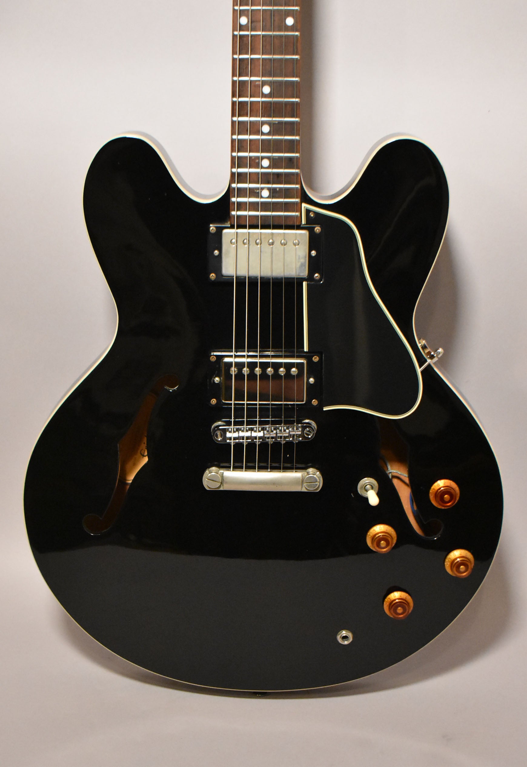 2009 Epiphone ES-335 Dot Reissue Ebony Black – Imperial Vintage