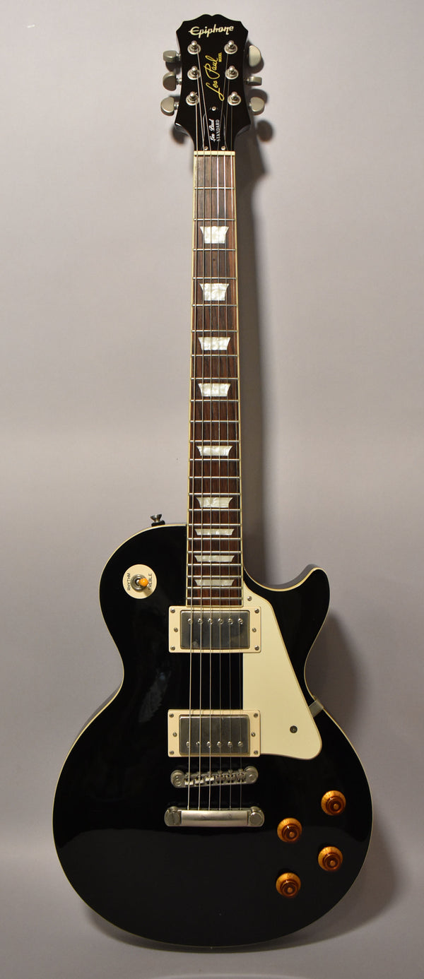 2009-Epiphone-Les-Paul-Standard-Black-Imperial-Vintage-Guitars-Sell