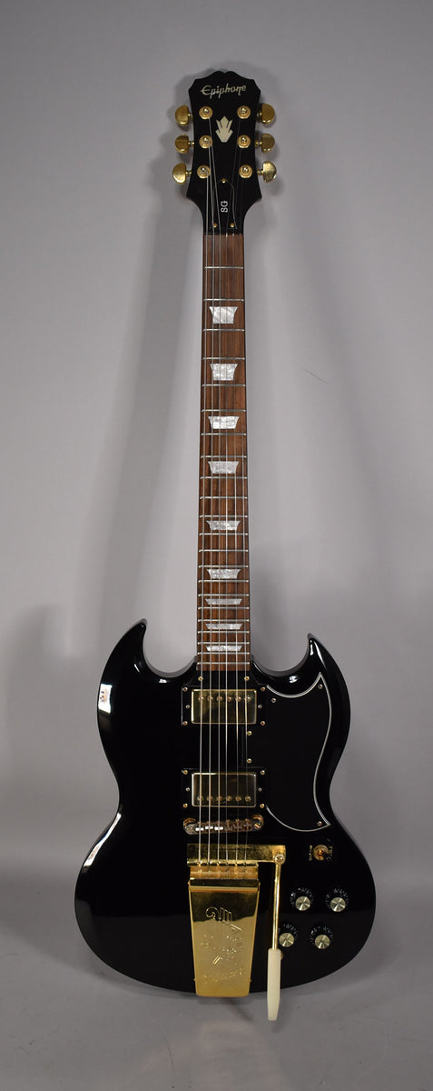 2009 Epiphone '65 Maestro Deluxe SG G-400 Ebony Solidbody