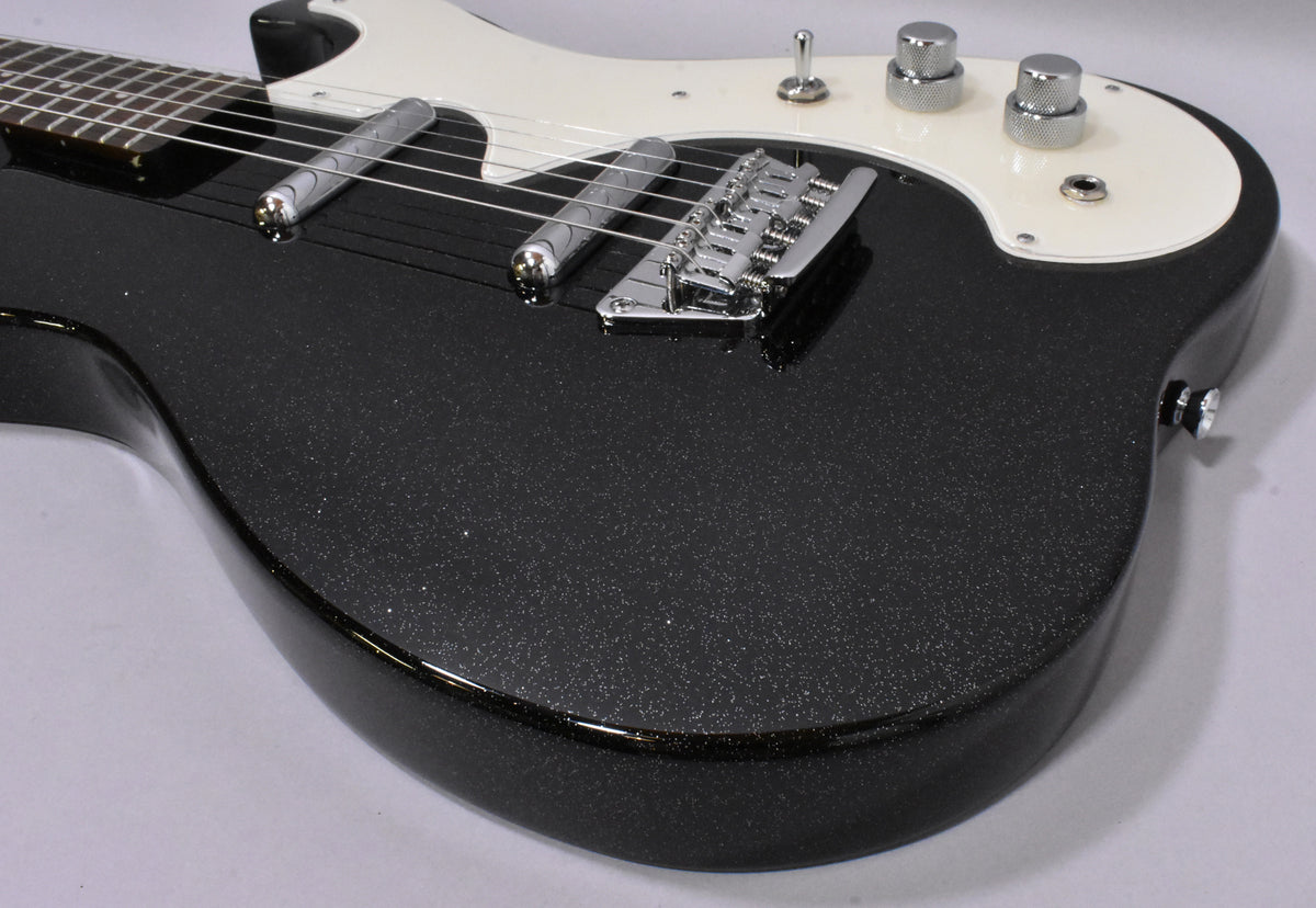 2010s Silvertone 1449 Reissue Black Silver Flake w/Gig Bag