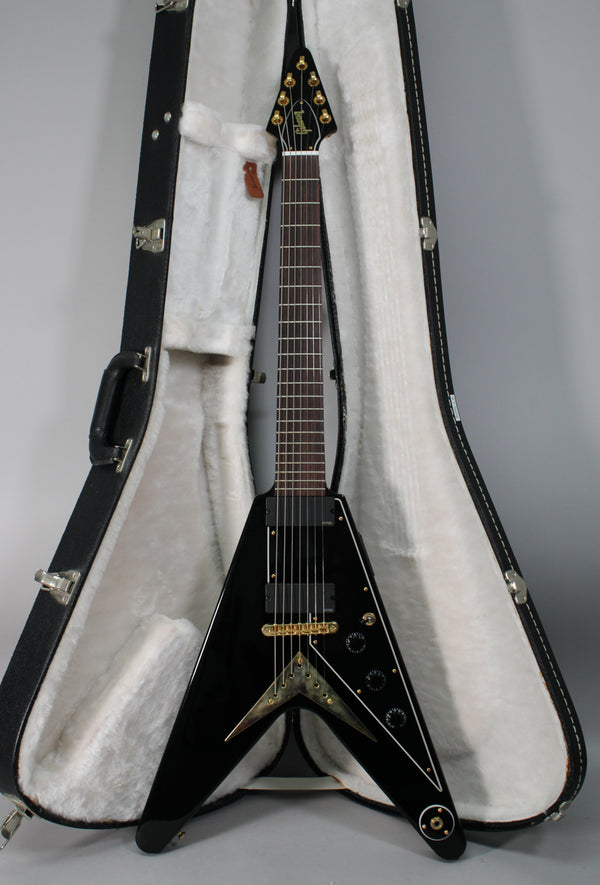 2011-Gibson-Flying-V-7-String-Ebony-EMGs-1
